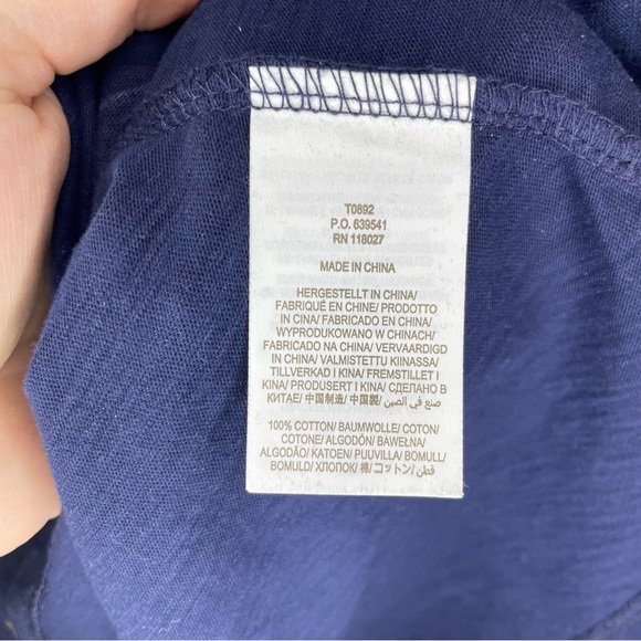 Boden Blue and Gold Fitted Long Sleeve Blouse - Picture 8 of 10